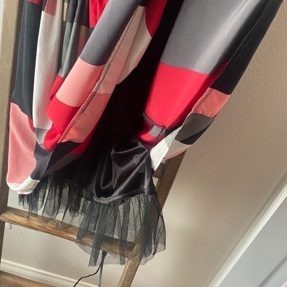 Candies - dress black with pattern - Size XS - Picture 3 of 6